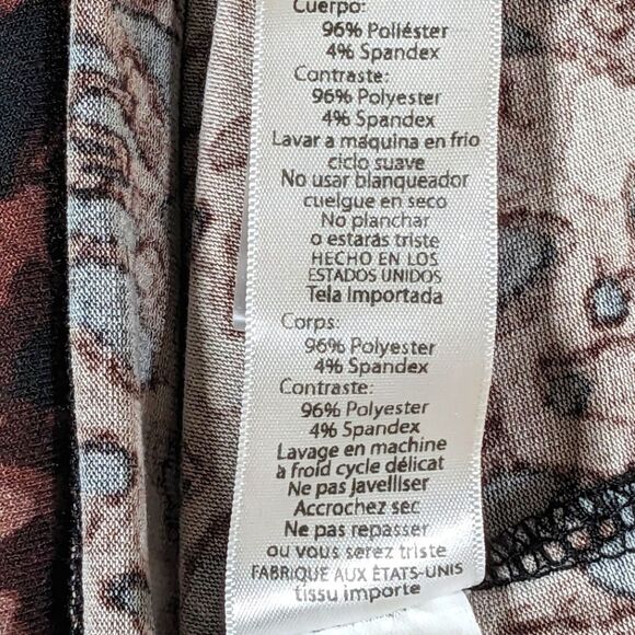 LuLaRoe Leopard Print Randy T Dress Size Large - Picture 8 of 9